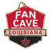 Louisiana Ragin' Cajuns 20'' x Fan Cave Badge Sign