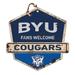 BYU Cougars Fans Welcome Sign