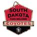 South Dakota Coyotes Fans Welcome Sign