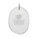 Lubbock Christian Chaparral 2.75'' x 3.75'' Oval Glass Ornament