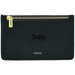 Women's Fossil Black Tufts University Jumbos Leather Logan Card Case