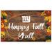 New York Giants 11'' x 19'' Happy Fall Y'all Sign