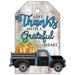 Carolina Panthers 11'' x 19'' Gift Tag Truck Sign