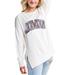 Women's Gameday Couture Cream James Madison Dukes Legacy Side Split Pullover Top