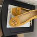 Michael Kors Shoes | Like New Michael Kors Yellow Flat Shoes, Size 6 1/2, Smoke Free Home. | Color: Yellow | Size: 6.5