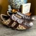 Gucci Shoes | Gucci Gg Coated Canvas Leather Front Ribbon Trim Sneaker Us10.5 | Color: Brown | Size: 10.5