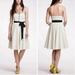 Anthropologie Dresses | Anthropologie Girls From Savoy Polka Dot Tie Waist Novella Strapless Dress | Color: Black/White | Size: 6