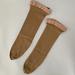 Gucci Accessories | Gucci Lit Amila Mesh Calf Socks In Tan | Color: Pink/Tan | Size: Size M: 9 (20-22cm)