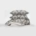 The Tailor's Bed Teagan Standard Cotton 3 Piece Coverlet/Bedspread Set Polyester/Polyfill/Cotton in Gray | Full/Double | Wayfair