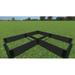 Frame It All Arrowhead 8' ft x 8' ft Composite Raised Garden Bed Composite | 11 H x 96 W x 96 D in | Wayfair 800002002