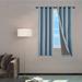Frifoho Linen Solid Max Blackout Thermal Grommet Curtain Panels Linen in Green/Blue | 96 H x 50 W in | Wayfair 07LQ6260NPMUXNQAKYV6