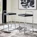 Signature Design by Ashley Madanere Bar Stool Upholstered/Metal in Gray/Black | 29.8 H x 18 W x 18 D in | Wayfair D275-630