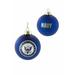 Kurt Adler US Ball Ornament Glass in Blue/Brown/White | 3.2 H x 3.2 W x 3.2 D in | Wayfair NA4142