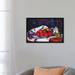 Vault W Artwork 'Still Life Bowl of Apples' by Paul Cezanne Painting Print on Wrapped Canvas Metal in Indigo/Red | 40 H x 60 W x 1.5 D in | Wayfair