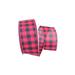 The Holiday Aisle® Plaid Ribbon Fabric in Black/Red | 2.5 H x 6 W x 6 D in | Wayfair 9E085892B2994C26907A8C568AA8E82F