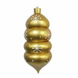 The Holiday Aisle® 21.1" Drop White Snowflake Ornament Plastic in Yellow | 21.5 H x 9 W x 9 D in | Wayfair C23E86EB190B4021A65928ACE15A60BA