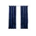 Mercer41 Erko Solid Room Darkening Grommet Curtain Panels Polyester in Green/Blue/Navy | 108 H x 54 W in | Wayfair 02379A7D323549E79314B122C0AB5372