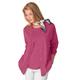 Strickpullover CLASSIC "Twinset" Gr. 38, pink (fuchsia) Damen Pullover Twinset Twinsets