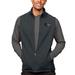 Men's Antigua Heather Charcoal UAB Blazers Course Full-Zip Vest