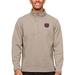 Men's Antigua Oatmeal Missouri State University Bears Course Quarter-Zip Pullover Top