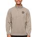 Men's Antigua Oatmeal Texas A&M Aggies Course Quarter-Zip Pullover Top