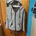 American Eagle Outfitters Tops | Aeo American Eagle Outfitters Gray Zip Up Hoodie Juniors Size Medium | Color: Gray | Size: Mj