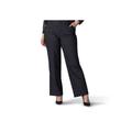Plus Size Women's Regular Fit Flex Motion Trouser Pant by Lee in Black (Size 16 WP)