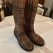 Burberry Shoes | Burberry Rain Boots Size 36 | Color: Brown/Tan | Size: 6