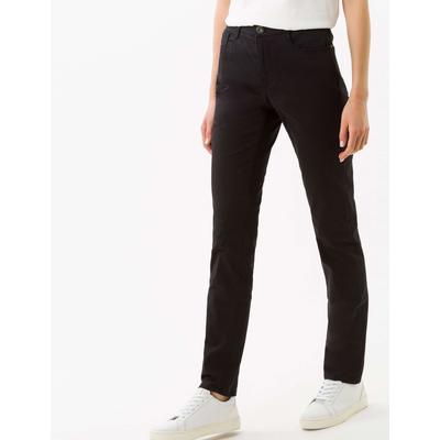 5-Pocket-Hose BRAX "Style CAROLA", Damen, Gr. 38K (19), Kurzgrößen, schwarz, 96% Baumwolle, 4% Elasthan, Hosen 5-Pocket-Hose Image