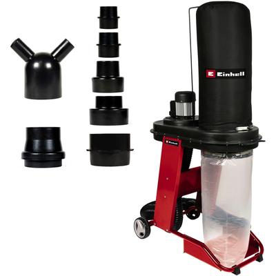Absauganlage EINHELL "TE-VE 550/2 A", schwarz (schwarz, rot), B:45,2cm H:159,2cm L:81,4cm, Absauganlagen Image