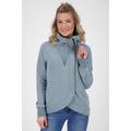 Sweatjacke ALIFE & KICKIN "MerylAK A Sweatjacket Damen Sweatjacke" Gr. S, blau (pacific melange) Damen Sweatjacken