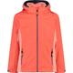 CMP Kinder Jacke KID G JACKET ZIP HOOD DETACHBLE INN.JACKET, Größe 110 in Rot