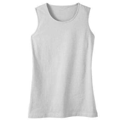 Haband Womens Essential Sleeveless Tee, Solid & Print, White, Size S