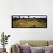 East Urban Home 'Herd of Impalas Grazing in Moremi Wildlife Reserve, Botswana' Photographic Print on Canvas in Blue/Green/Yellow | Wayfair