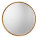 Jamie Young Company Refined Round Mirror In Gold Leaf Metal in Yellow | 36 H x 36 W x 1.25 D in | Wayfair 7REFI-MIGO
