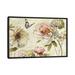 Ophelia & Co. 'Marche de Fleurs IV' Graphic Art on Wrapped Canvas Metal in Brown/Green/White | 40 H x 60 W x 1.5 D in | Wayfair