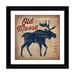 Loon Peak® Old Moose Trading Co.Tan Vintage Advertisement on Wrapped Canvas Paper in Black/Brown | 16 H x 16 W in | Wayfair