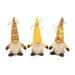 ZiaBella 3 Piece Spice Trio Gnome Set, Wood in Brown/Green/Yellow | 7.5 H x 3.5 W x 3.5 D in | Wayfair F2653X3 Bin-1609
