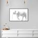 Oliver Gal Elephant Blanc, Jungle Wild Elephant Modern - Graphic Art Canvas in White | 24 H x 36 W x 1.75 D in | Wayfair 31807_36x24_CANV_BFL