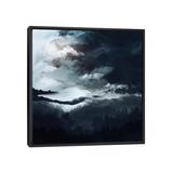 Red Barrel Studio® White Mountains Painting Print on Wrapped Canvas Canvas, Cotton in Blue | 18 H x 18 W x 1.5 D in | Wayfair RDBS5762 31859766