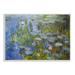 Stupell Industries Monet Impressionist Lilly Pad Pond by Claude Monet - Painting Canvas in Blue/Green | 13 H x 19 W x 0.5 D in | Wayfair