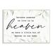 Stupell Industries Heaven In Our Home Tropical Plant Leaves Design Wall Plaque Art By Lettered & Lined in Black/Brown/White | Wayfair