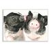 Stupell Industries Two Pigs Pink Snout Kiss Adorable Farm Animals Wall Plaque Art By Kamdon Kreations in Black/Brown/Pink | Wayfair an-064_wd_10x15