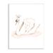 Stupell Industries Elegant Swan Princess Wearing Crown Tiara Pink Jewels Wall Plaque Art By Studio Q in Brown/Pink/White | Wayfair an-692_wd_10x15