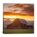 Millwood Pines "Wet Mountain Barn ll" by Dan Ballard Photographic Print on Wrapped Canvas Canvas/Paper in Brown/Green/Orange | Wayfair