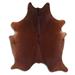 Brown 84 x 72 W in Area Rug - Foundry Select Recomented NATURAL HAIR ON Cowhide Rug Cowhide, Leather | 84 H x 72 W in | Wayfair