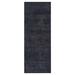 Black/Gray 120 x 30 x 0.75 in Area Rug - 17 Stories Hand Knotted Loom Silk Mix Handmade Solid Runner Area Rug | 120 H x 30 W x 0.75 D in | Wayfair