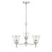 Millennium Lighting Artini 18 Inch 3 Light Mini Chandelier - 412003-BN