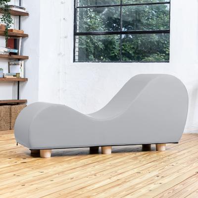 Avana Yoga Chaise Lounge w/ Maple Wood Feet