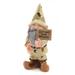 Gnome "Support Our Troops" Outdoor Garden Statue - 11.25" - Beige and Brown